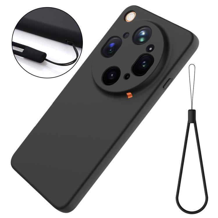 For OPPO Find X9 Ultra 5G Solid Color Liquid Silicone Dropproof Full Coverage Phone Case
