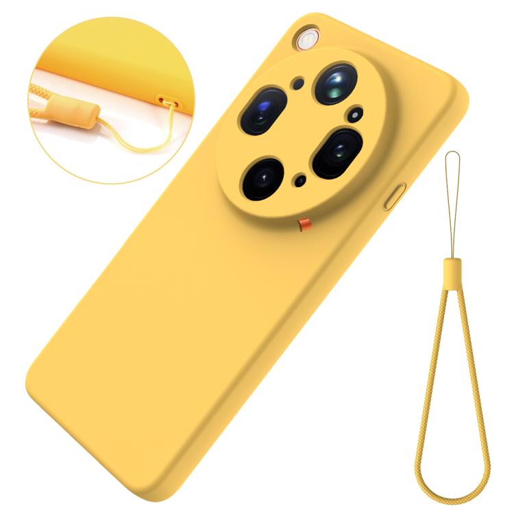 For OPPO Find X9 Ultra 5G Solid Color Liquid Silicone Dropproof Full Coverage Phone Case