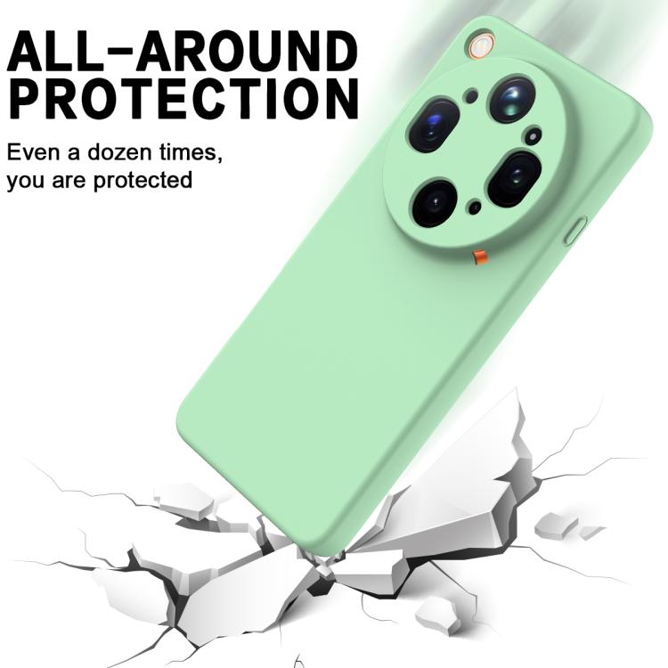 For OPPO Find X9 Ultra 5G Solid Color Liquid Silicone Dropproof Full Coverage Phone Case