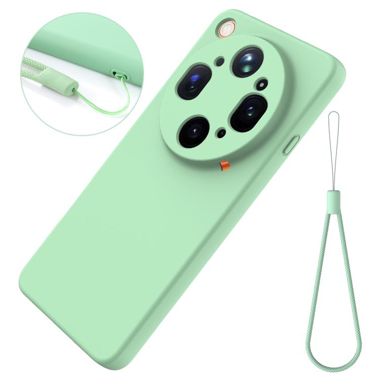 For OPPO Find X9 Ultra 5G Solid Color Liquid Silicone Dropproof Full Coverage Phone Case