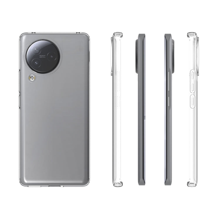 For Xiaomi Civi 3 5G Waterproof Texture TPU Phone Case(Transparent)
