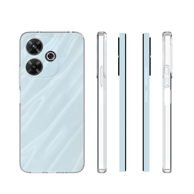 For Xiaomi Redmi Note 13R Waterproof Texture TPU Phone Case - Transparent