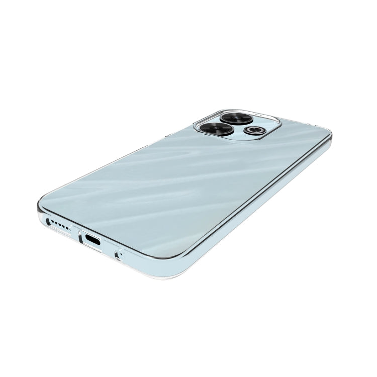 For Xiaomi Redmi Note 13R Waterproof Texture TPU Phone Case - Transparent