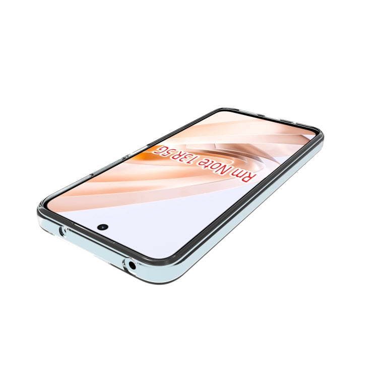 For Xiaomi Redmi Note 13R Waterproof Texture TPU Phone Case - Transparent
