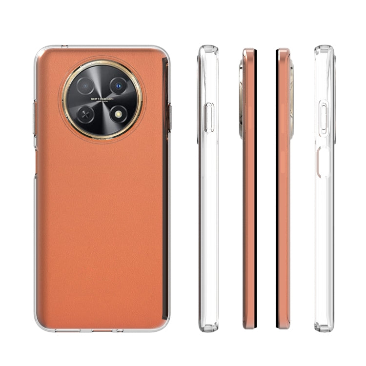 For Huawei Enjoy 60X / nova Y91  Waterproof Texture TPU Phone Case(Transparent)