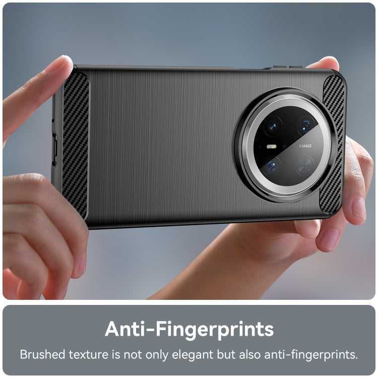 For Huawei Mate 70 Pro / 70 Pro+ Brushed Texture Carbon Fiber TPU Phone Case