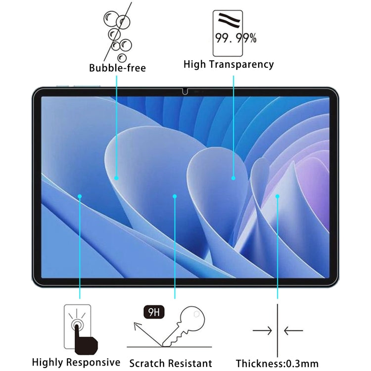 For Doogee T30 Pro / Google Pixel Tablet 25pcs 9H 0.3mm Explosion-proof Tempered Glass Film