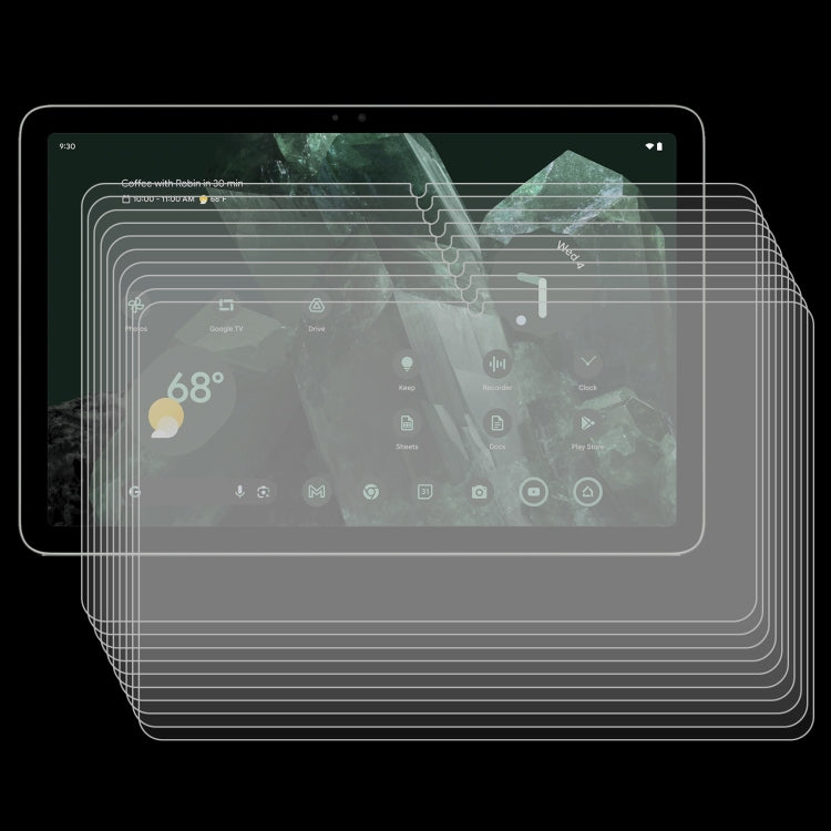 For Google Pixel Tablet 2 11 25pcs 9H 0.3mm Explosion-proof Tempered Glass Film