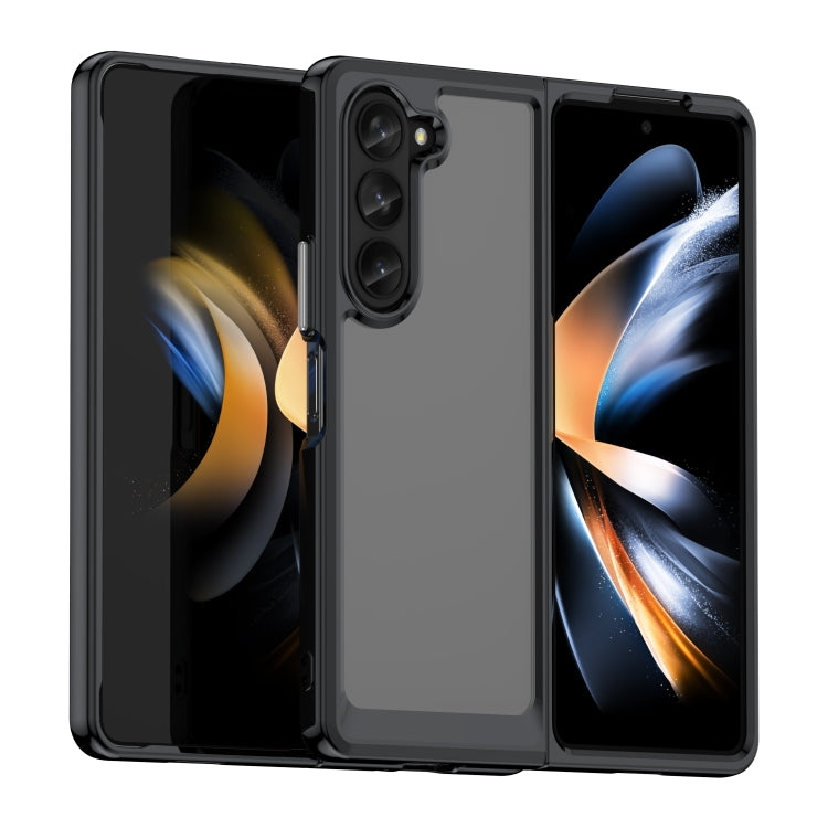 For Samsung Galaxy Z Fold5 Colorful Series Acrylic + TPU Phone Case