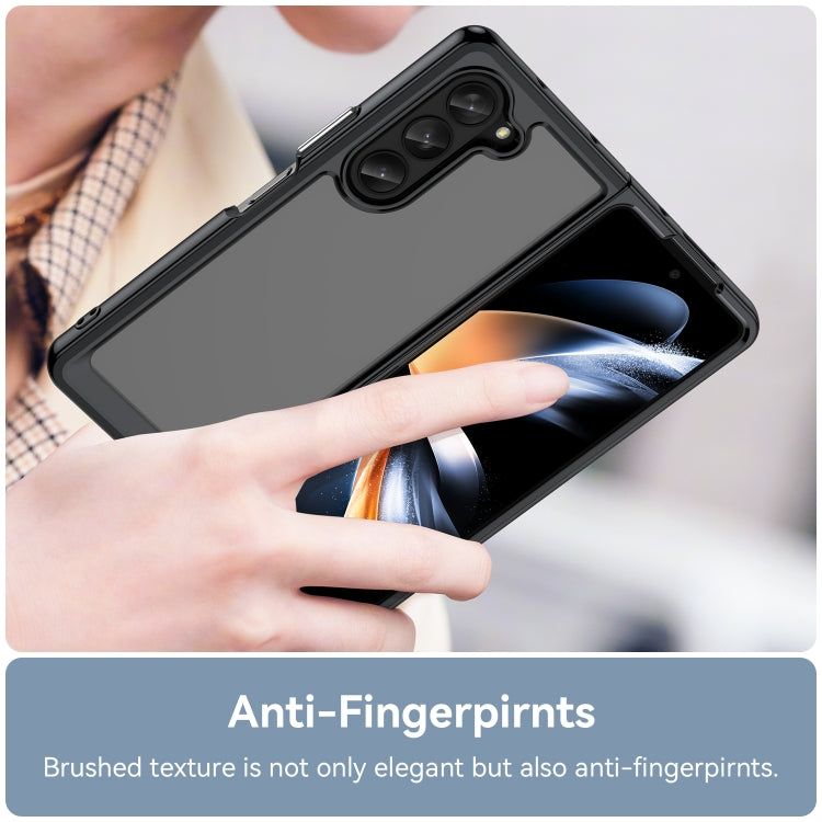 For Samsung Galaxy Z Fold5 Colorful Series Acrylic + TPU Phone Case