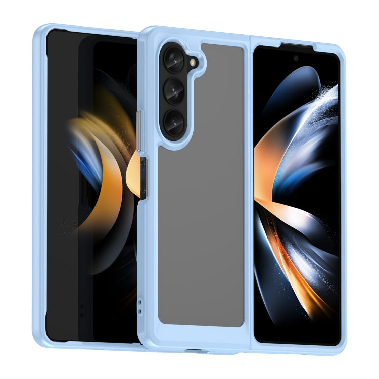 For Samsung Galaxy Z Fold5 Colorful Series Acrylic + TPU Phone Case