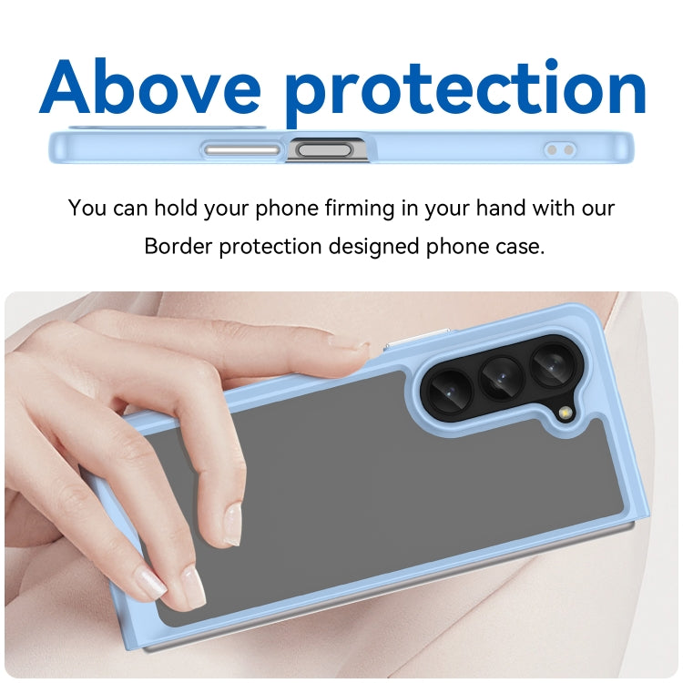 For Samsung Galaxy Z Fold5 Colorful Series Acrylic + TPU Phone Case