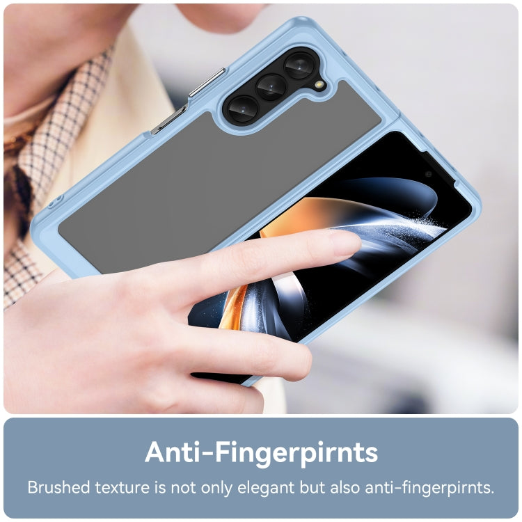 For Samsung Galaxy Z Fold5 Colorful Series Acrylic + TPU Phone Case