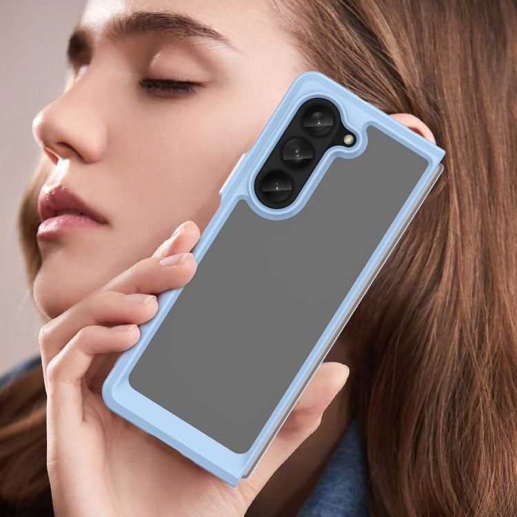 For Samsung Galaxy Z Fold5 Colorful Series Acrylic + TPU Phone Case
