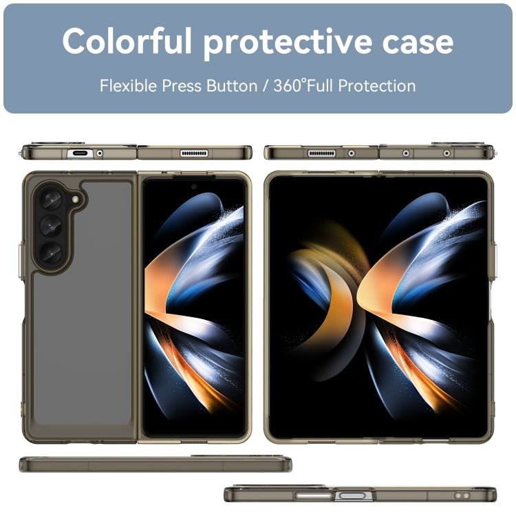 For Samsung Galaxy Z Fold5 Colorful Series Acrylic + TPU Phone Case