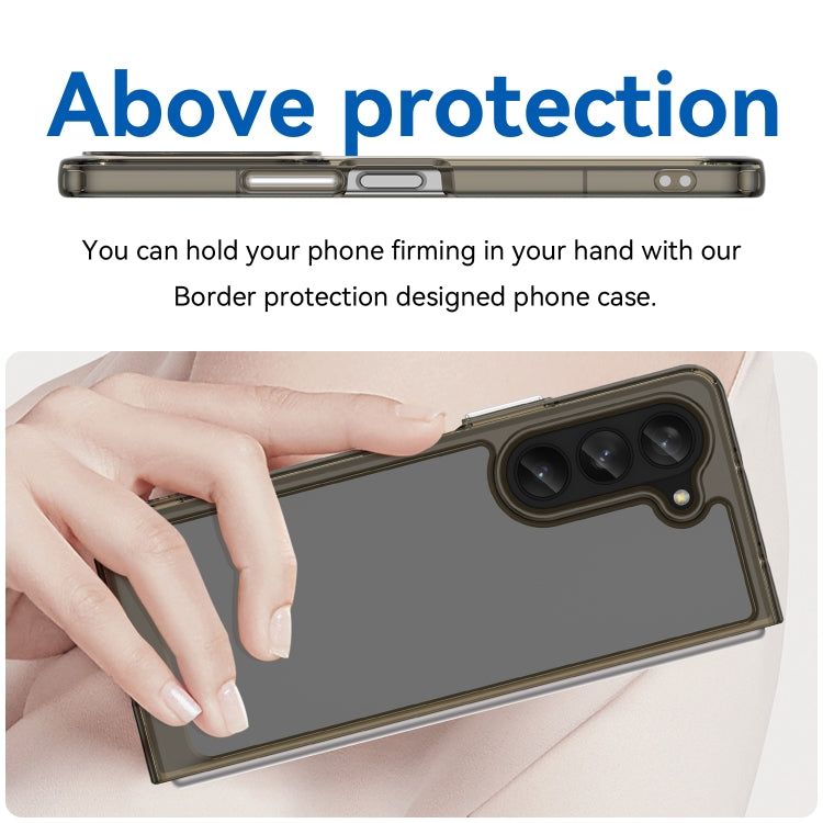 For Samsung Galaxy Z Fold5 Colorful Series Acrylic + TPU Phone Case