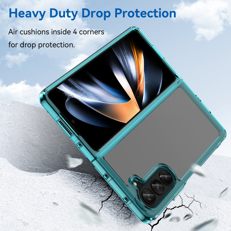 For Samsung Galaxy Z Fold5 Colorful Series Acrylic + TPU Phone Case