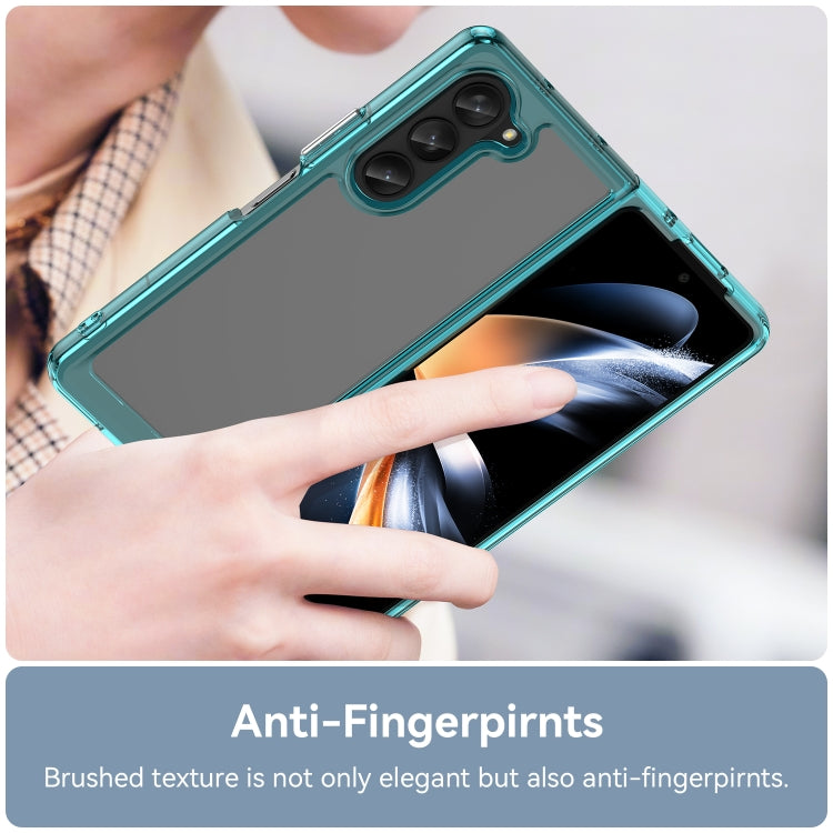For Samsung Galaxy Z Fold5 Colorful Series Acrylic + TPU Phone Case