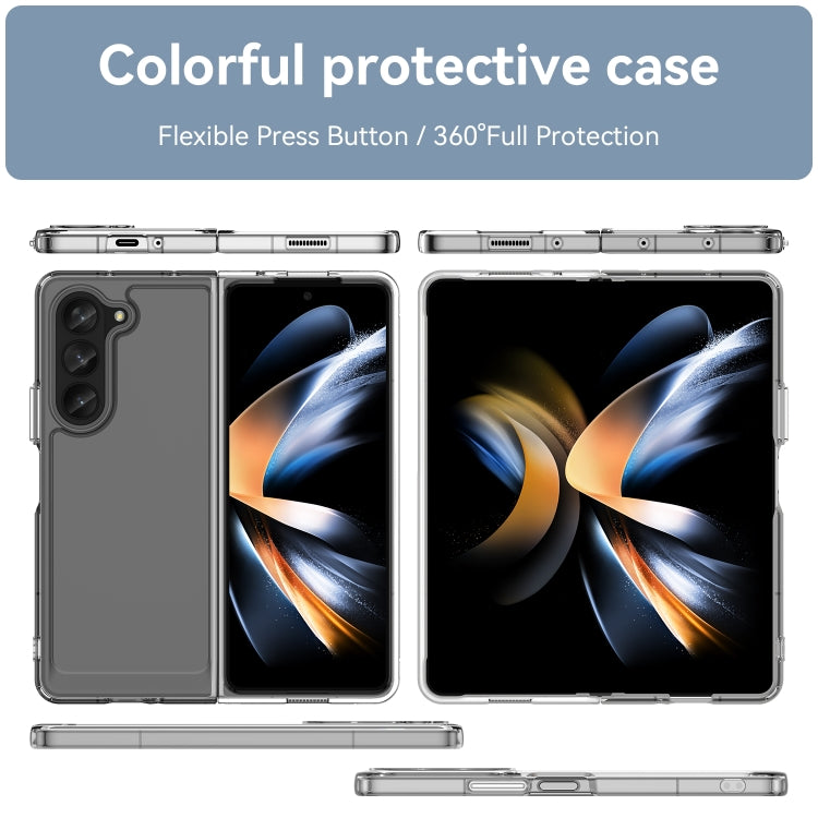 For Samsung Galaxy Z Fold5 Colorful Series Acrylic + TPU Phone Case