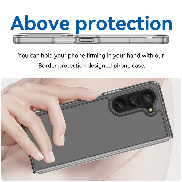 For Samsung Galaxy Z Fold5 Colorful Series Acrylic + TPU Phone Case