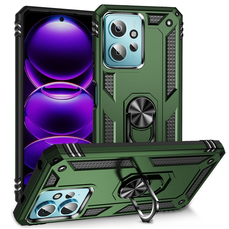 For Xiaomi Redmi Note 12 4G Global Shockproof TPU + PC Phone Case with Holder