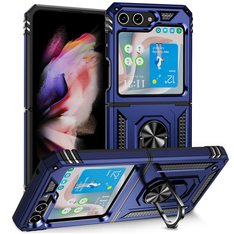 For Samsung Galaxy Z Flip5 Shockproof TPU + PC Phone Case with Holder