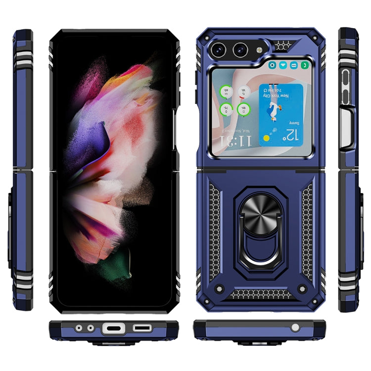 For Samsung Galaxy Z Flip5 Shockproof TPU + PC Phone Case with Holder