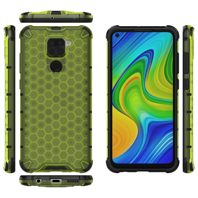 For Xiaomi Redmi Note 9 Shockproof Honeycomb PC + TPU Protective Case