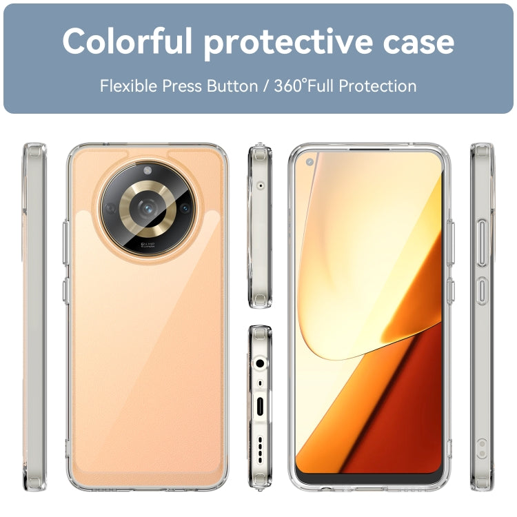 For Realme 11 5G Colorful Series Acrylic + TPU Phone Case