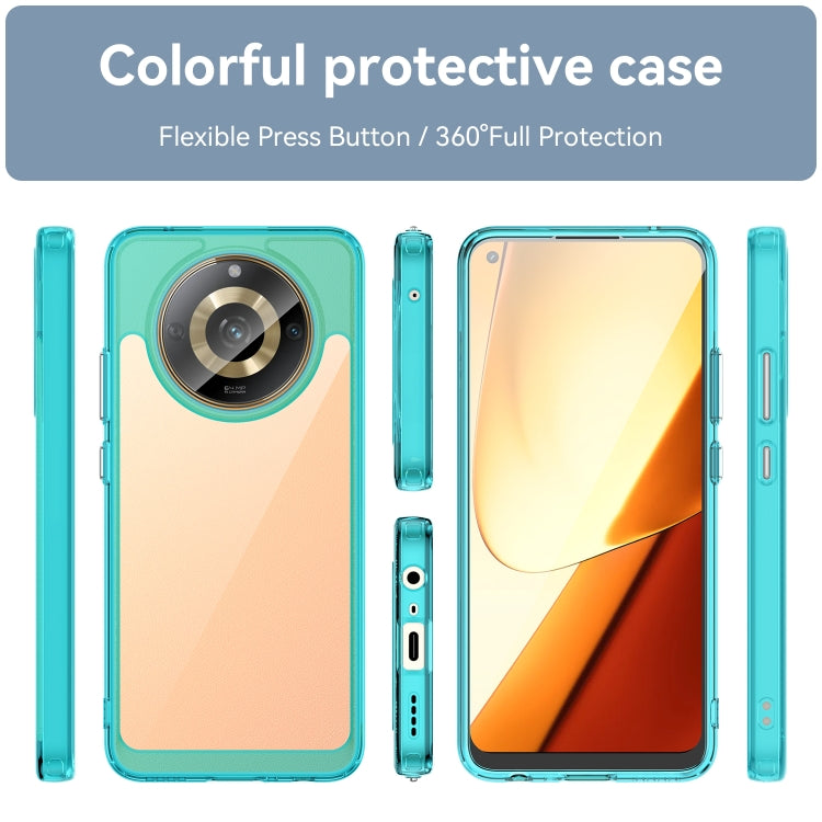 For Realme 11 5G Colorful Series Acrylic + TPU Phone Case