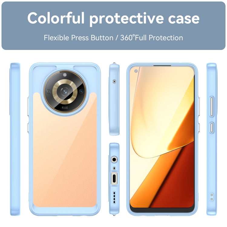 For Realme 11 5G Colorful Series Acrylic + TPU Phone Case