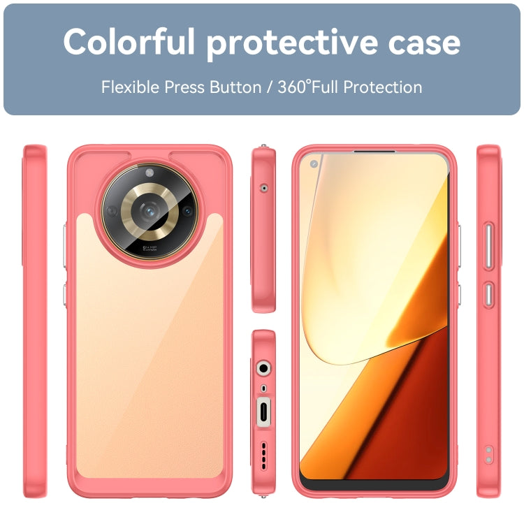 For Realme 11 5G Colorful Series Acrylic + TPU Phone Case