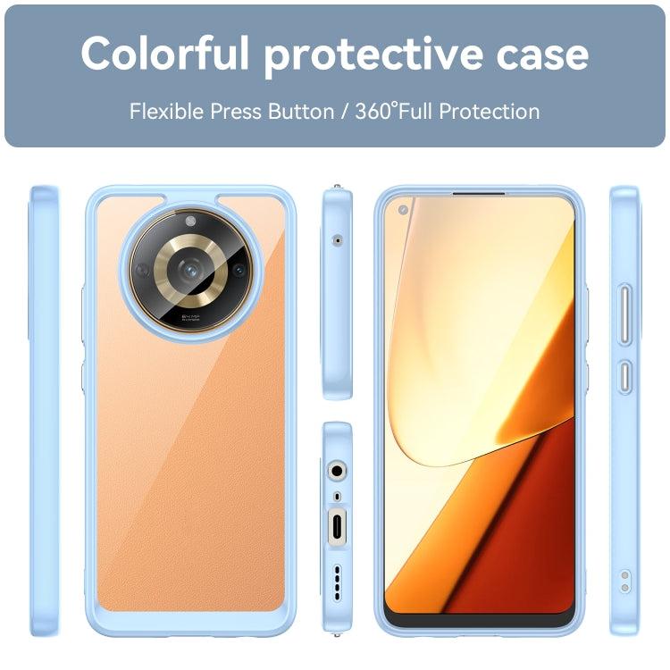 For Realme11 5G Colorful Series Acrylic + TPU Phone Case