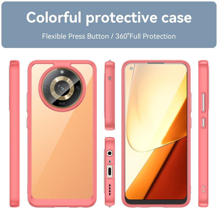 For Realme11 5G Colorful Series Acrylic + TPU Phone Case