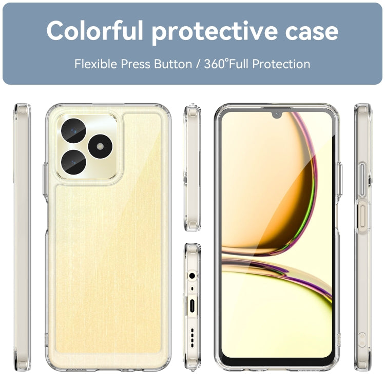 For Realme C53 India Colorful Series Acrylic + TPU Phone Case