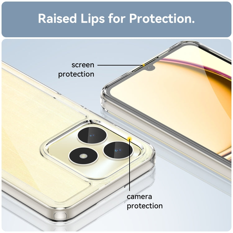 For Realme C53 India Colorful Series Acrylic + TPU Phone Case