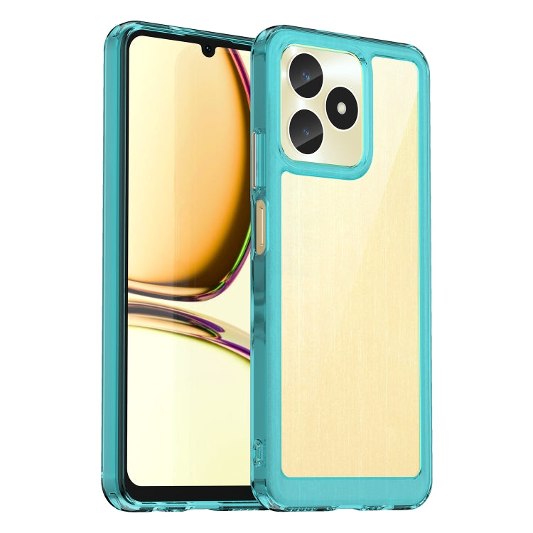 For Realme C53 India Colorful Series Acrylic + TPU Phone Case