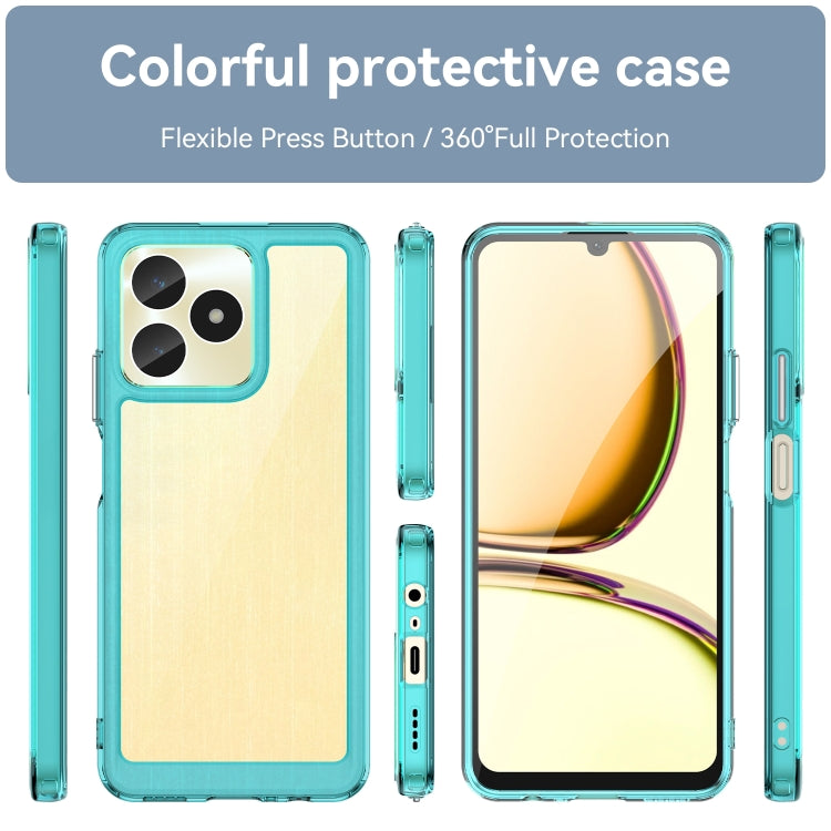 For Realme C53 India Colorful Series Acrylic + TPU Phone Case