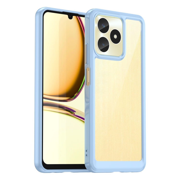 For Realme C53 India Colorful Series Acrylic + TPU Phone Case