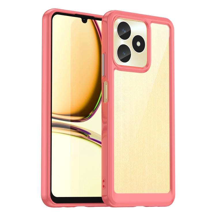 For Realme C53 India Colorful Series Acrylic + TPU Phone Case