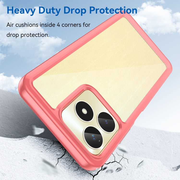 For Realme C53 India Colorful Series Acrylic + TPU Phone Case