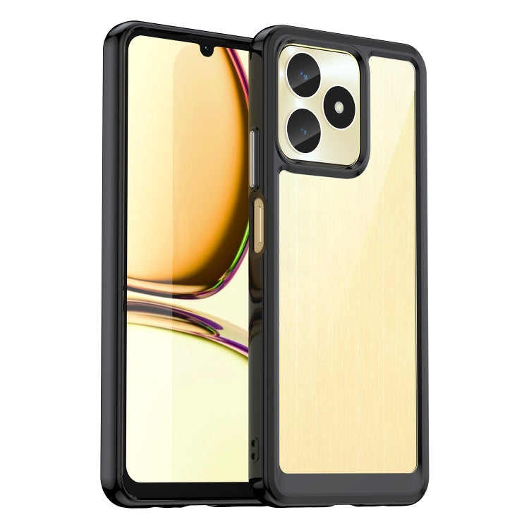 For Realme C53 India Colorful Series Acrylic + TPU Phone Case