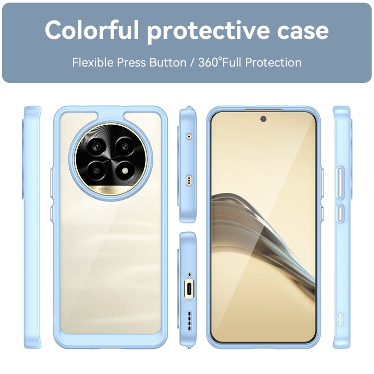 For Realme 13 Pro 5G Colorful Series Acrylic Hybrid TPU Phone Case