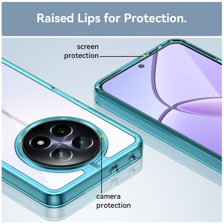 For Realme 13 5G Colorful Series Acrylic Hybrid TPU Phone Case