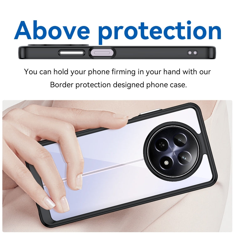 For Realme C65 5G Colorful Series Acrylic Hybrid TPU Phone Case