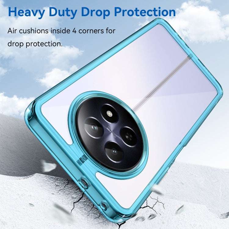 For Realme Narzo 70x Colorful Series Acrylic Hybrid TPU Phone Case