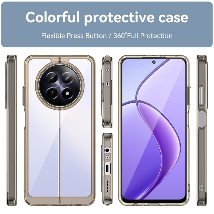 For Realme Narzo 70x Colorful Series Acrylic Hybrid TPU Phone Case