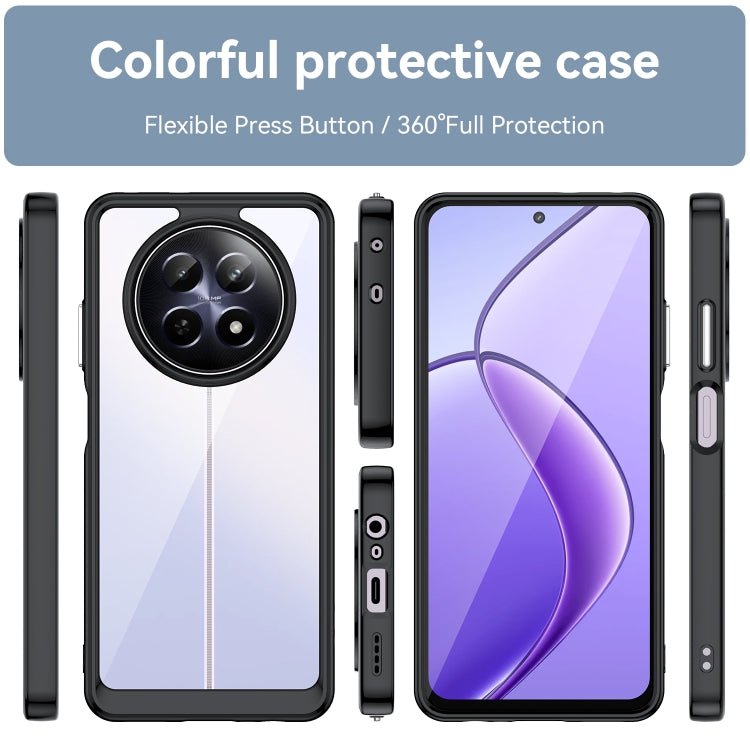 For Realme Narzo 70x Colorful Series Acrylic Hybrid TPU Phone Case