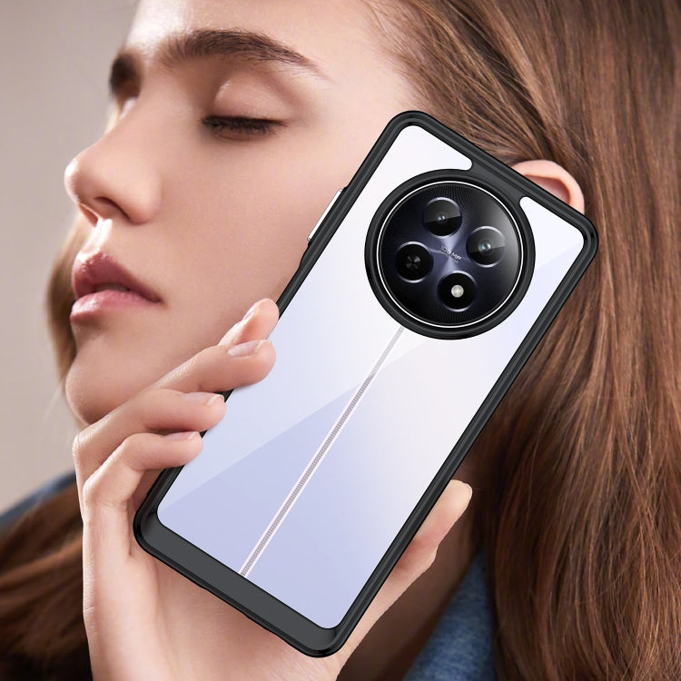 For Realme Narzo 70x Colorful Series Acrylic Hybrid TPU Phone Case