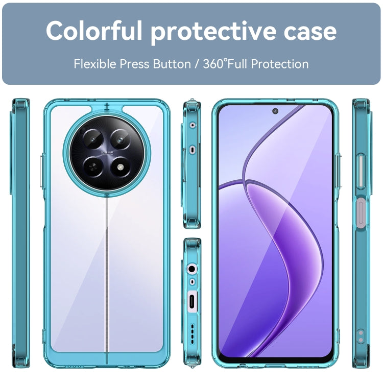 For Realme 12 5G Colorful Series Acrylic Hybrid TPU Phone Case